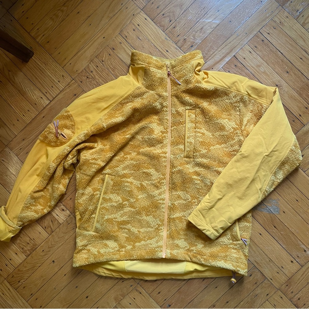 Outdoor Voices Mustard Fleece Jacket
